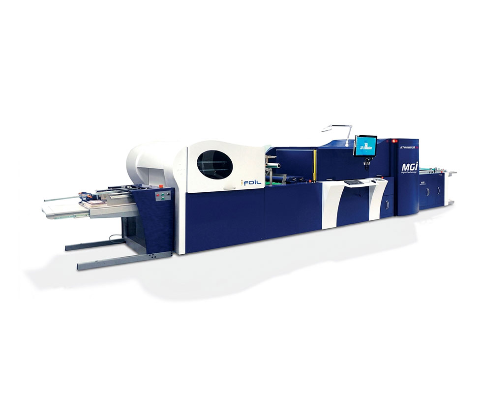 Konica Minolta MGI JETvarnish 3D 52L with iFoil
